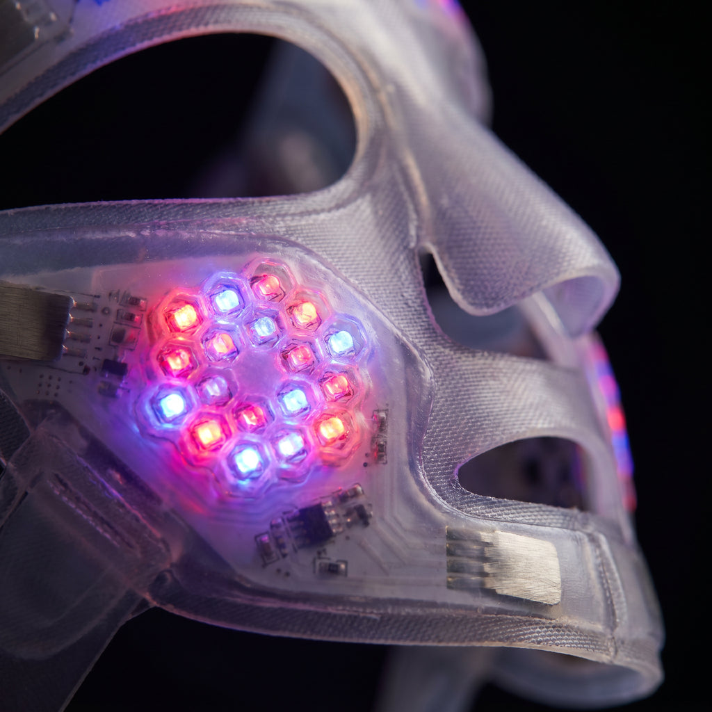 LumiGlow Pro™ — Mascarilla LED Fototerapia Facial 7 Colores