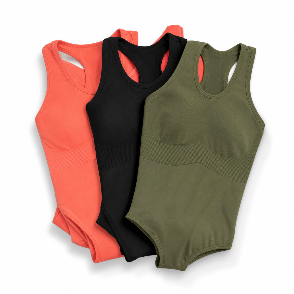 ActiveBody Set™ | Pack 3 Bodies Deportivos Seamless para Mujer