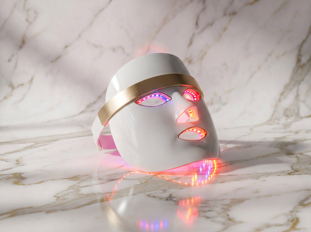 LumiGlow Pro™ — Mascarilla LED Fototerapia Facial 7 Colores