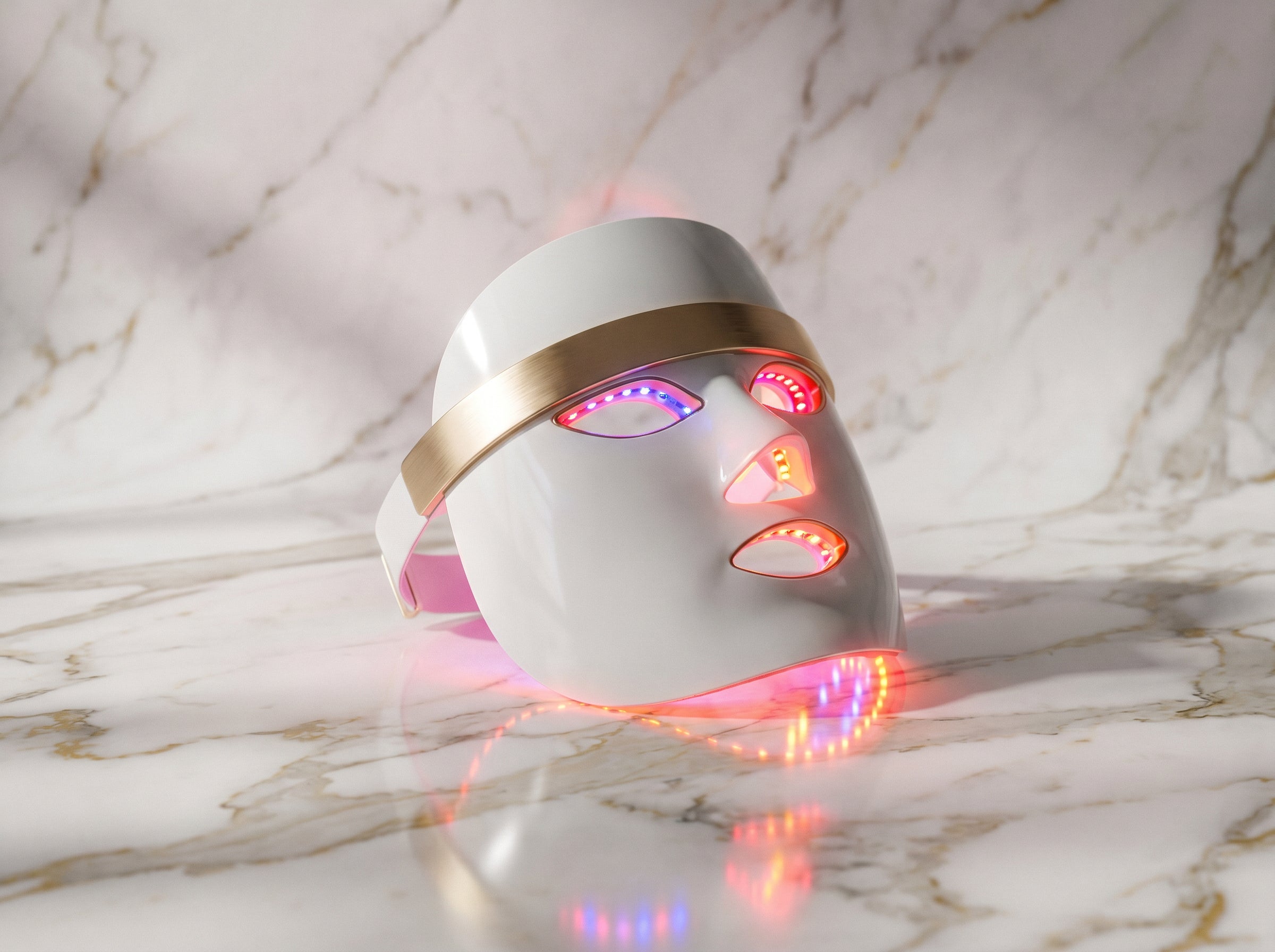 LumiGlow Pro™ — Mascarilla LED Fototerapia Facial 7 Colores