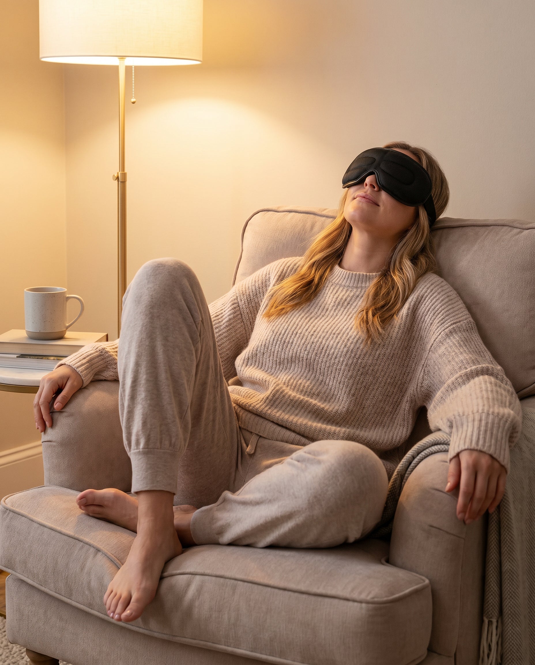 EyeRelax Pro™ — Masajeador Electrico de Ojos con Calor y Vibracion